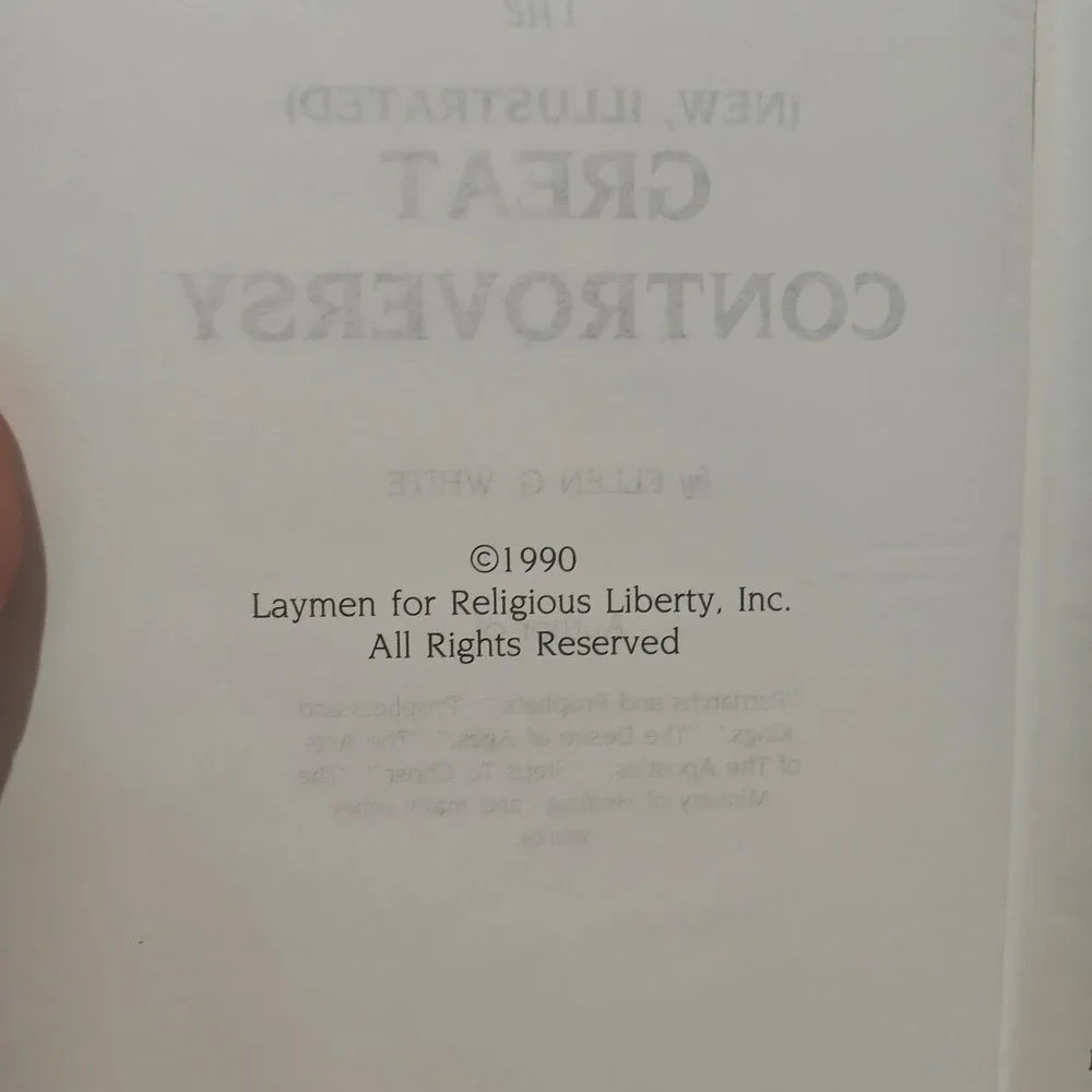 The New Illustrated Great Controversy Volume 5 Conflict Series Ellen White 1990